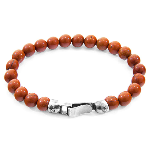 Red Jasper Outrigger Silver & Stone Bracelet