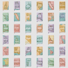 Load image into Gallery viewer, Vermont Map Print Vermont Wall Art Vermont State