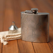 Load image into Gallery viewer, Mount Mansfield - Vermont Map Hip Flask