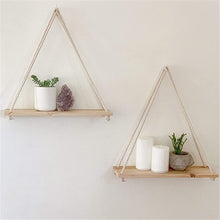 Load image into Gallery viewer, Decorative Hanging Rope Shelves
