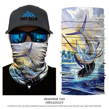 Load image into Gallery viewer, High Elastic Fishing Face Mask Outdoors Tube Bandana Fisher Neck Gaiter Trout Carp Sunscreen Headband Fishing Face Shield Masks
