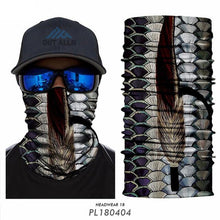 Load image into Gallery viewer, High Elastic Fishing Face Mask Outdoors Tube Bandana Fisher Neck Gaiter Trout Carp Sunscreen Headband Fishing Face Shield Masks