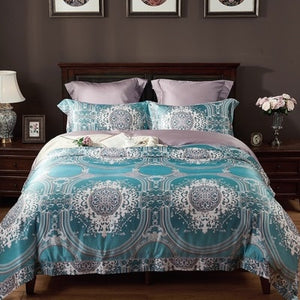 Luxury Quality Silk Bed Linen 100% Real Silk 19 Mommie Bedding Set Beddowell Duvet Cover Bed Sheet King Size Bedding Sets