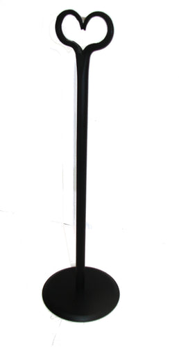 Wrought Iron Standing Paper Towel Holder -Heart